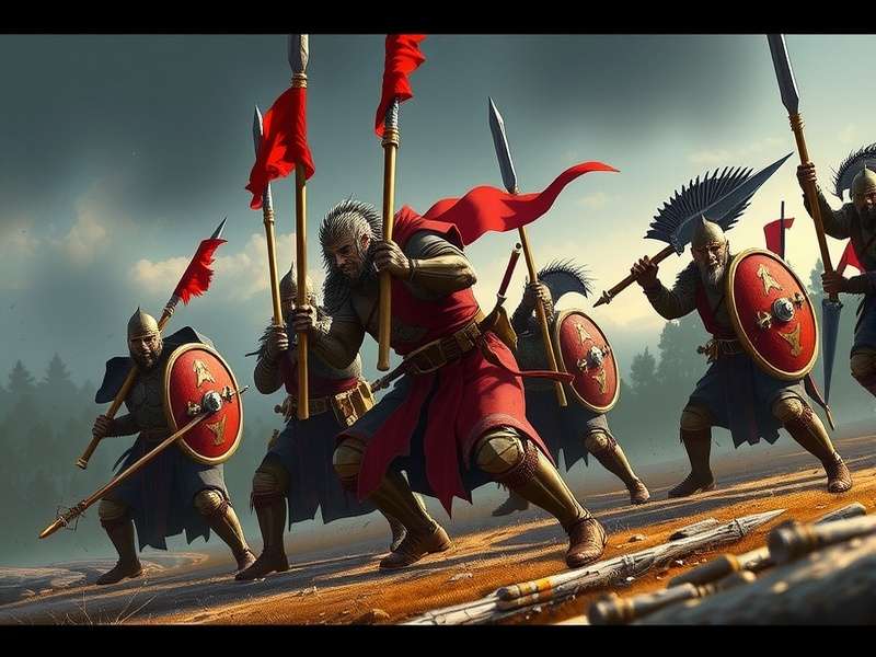 Dominion Mace Warriors battle scene